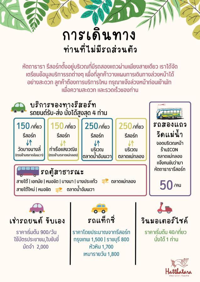 Hatthatara Resort Samut Songkhram 외부 사진